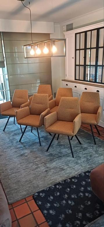 6  LUXE  EETKAMERSTOELEN  HANDERS & HAZEL( NIEUW  ) beschikbaar voor biedingen