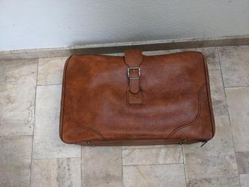 Retro Reiskoffer, Enlèvement, Utilisé, Cuir
