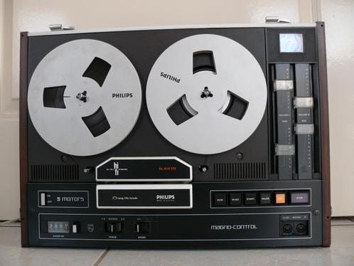 Perfect spelende Philips N4415 Hifi Stereo met eigen geluid, Audio, Tv en Foto, Bandrecorder, Bandrecorder, Met stofkap, Met banden