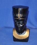 petite statue buste egyptien néfertiti resine noire et dorée, Enlèvement ou Envoi, Comme neuf, Autres types