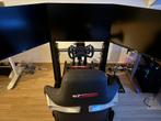 Simracing: 3 schermen(32" 1440p)+monitor stand+vesa adapter, Games en Spelcomputers, Ophalen, Zo goed als nieuw