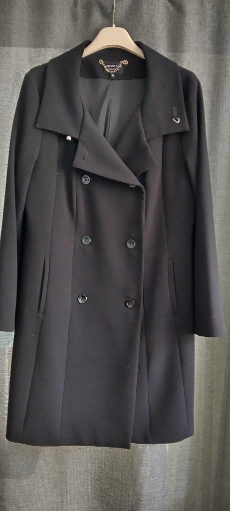 jas Puppick/ tussenseizoen/mt 42/44, Kleding | Dames, Jassen | Winter, Zo goed als nieuw, Maat 42/44 (L), Zwart, Verzenden