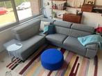 Stoffen zetel grijs-blauw, Ophalen, Gebruikt, Stof, Modern