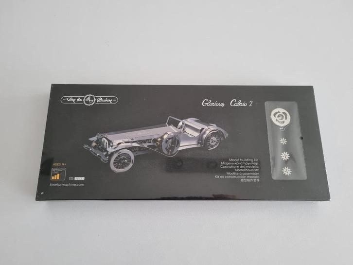 Time for Machine Glorious Cabrio 2 Modelbouw kit - Nieuw, Hobby en Vrije tijd, Modelbouw | Auto's en Voertuigen, Nieuw, Auto, Groter dan 1:32