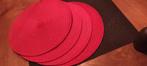 Rode placemats, Ophalen, Zo goed als nieuw, Rood