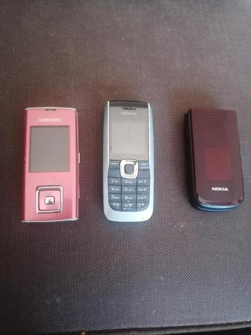 3 gsms 2 Samsung 1 nokia, Telecommunicatie, Mobiele telefoons | Nokia, Nieuw, Zonder abonnement, Zonder simlock, Ophalen of Verzenden