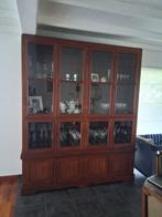 vitrinekast 235x195x50, Huis en Inrichting, Kasten | Vitrinekasten, Ophalen, 200 cm of meer, Strak antiek, 150 tot 200 cm