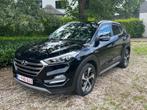 Hyundai Tucson 1.6Turbo 177pk Automaat, Auto's, 4 cilinders, Zwart, Leder, 5 zetels