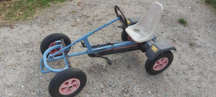 Stevige metalen skelter – Green Team – old school kwaliteit, Kinderen en Baby's, Speelgoed | Duplo en Lego, Gebruikt, Ophalen