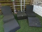 Rieten tuinset, Jardin & Terrasse, Rotin, Salons de jardin, Enlèvement, Utilisé