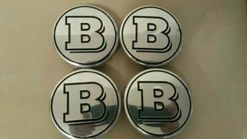 Capuchons de moyeux/couvre-roues Mercedes Brabus Ø 75 mm, Enlèvement ou Envoi, Neuf