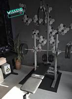 Krachtbank fitness gym Domyos BM 530, Ophalen, Gebruikt, Benen, Fitnessbank