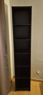 IKEA BILLY boekenkast — zwart eikenpatroon, 40x28x202 cm, Huis en Inrichting, Kasten | Boekenkasten, Ophalen, Met plank(en), Minder dan 50 cm