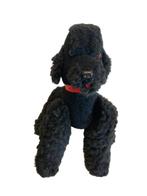 Vintage pluche poedel hond - zwart - jaren 60-70, Gebruikt, Stoffen beer, Info@keukiesshop.com, Keukies Shop
