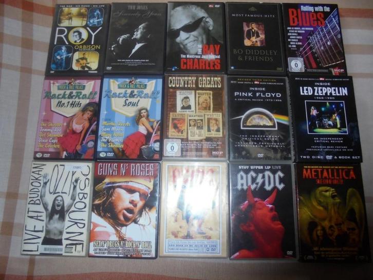 verschillende muziek dvd s goede staat te ruil of te koop, Cd's en Dvd's, Dvd's | Tv en Series, Zo goed als nieuw, Alle leeftijden