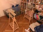 Magnifique table en verre épais, Utilisé, Bureau