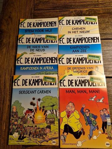 SET 8 MOOIE KAMPIOENEN STRIPS 2€ PER STUK / 15€ VOOR 8 STR beschikbaar voor biedingen
