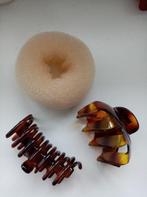 Zenner :  2 nieuw haarklemmen + nieuw haardonut., Enlèvement ou Envoi, Neuf, Épingle à cheveux