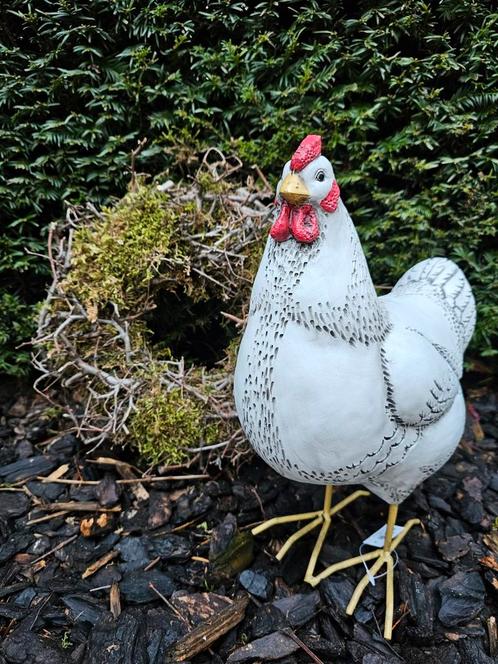 Set van Haan en Kip, Tuin en Terras, Tuinbeelden, Nieuw, Ophalen of Verzenden