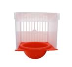 Nestkastje kanarie kunststof ( wit oranje ), Ophalen, Nieuw, Kooi-accessoires