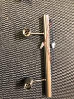 2 rvs spothouders, Spot encastrable ou Spot mural, Comme neuf, Enlèvement, LED