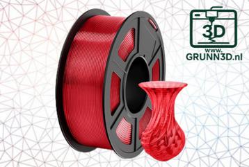 JAYO Nieuwe 3D filament PLA Transparant ROOD rol a 1,1 kilo. beschikbaar voor biedingen