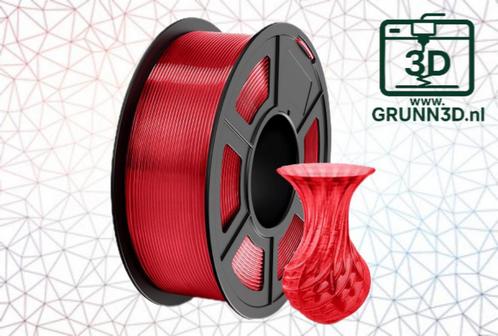 JAYO Nieuwe 3D filament PLA Transparant ROOD rol a 1,1 kilo., Computers en Software, 3D-printerbenodigheden, Nieuw, Verzenden