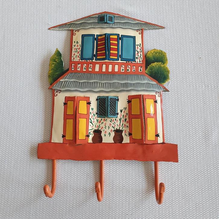 2 metalen kapstokken Haïti, Huis en Inrichting, Woonaccessoires | Kapstokken, Nieuw, Metaal, Ophalen