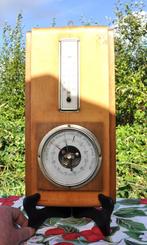 baromètre et thermomètre sur bois art deco, Antiquités & Art, Enlèvement ou Envoi