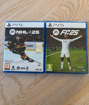 Fc 25 ps5 en nhl ps5 beschikbaar voor biedingen