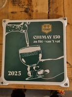 Emaille bord Chimay 150, Ophalen of Verzenden, Nieuw, Reclamebord