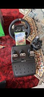 Logitech g920/ Steeringwheel + xbox+ forza horizon 5, Ophalen of Verzenden, Zo goed als nieuw, Racen en Vliegen