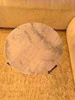 Marmeren salontafel, Ophalen, 100 tot 150 cm, Rond, 50 tot 100 cm