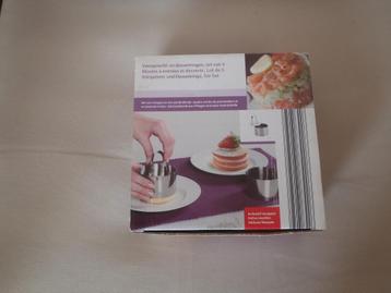 Set mallen voor voorgerechten en desserts beschikbaar voor biedingen