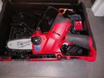 Milwaukee M12 FHS-0 draadloze kettingzaag met koffer, Ophalen of Verzenden, Zo goed als nieuw