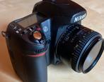 Nikon D80 + Nikkor AF-D 50mm f1.8, Spiegelreflex, 10 Megapixel, Ophalen of Verzenden, Zo goed als nieuw