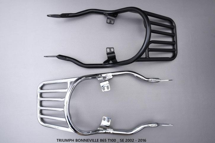 Bagagedrager met passagiersgrepen TRIUMPH BONNEVILLE T100, Motoren, Accessoires | Overige, Nieuw, Ophalen of Verzenden