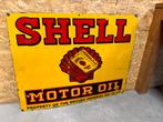 Shell Motor oil emaille, Gebruikt, Ophalen of Verzenden