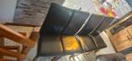 4 chaise semi cuir. Noir. Hauteur 1m05...4740, Maison & Meubles, Chaises, Comme neuf