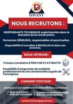 Recrutement des travailleurs, Vacatures, Vacatures | Elektriciens