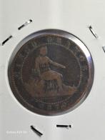 Espagne, 2 Centimos 1870, Enlèvement ou Envoi, Autres pays, Monnaie en vrac