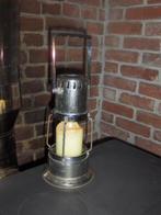 mijnwerkerslantaarn + kaars  zonder glas, Huis en Inrichting, Lampen | Hanglampen, Minder dan 50 cm, Gebruikt, Ophalen of Verzenden