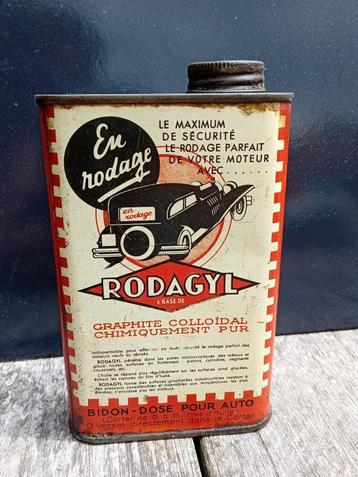 Rare bidon d'huile décoratif Rodagyl, Enlèvement ou Envoi, Comme neuf, Emballage