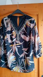 Zwarte blouse met.mooie.parelhals maat 36, Kleding | Dames, Blouses en Tunieken, Ophalen of Verzenden, Zo goed als nieuw, Maat 36 (S)