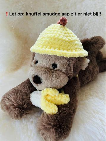 Gehaakte bananen setje voor smudge aap-jellycat beschikbaar voor biedingen