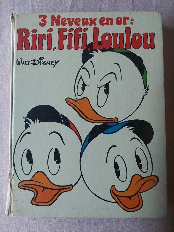 3 Neveux en or : Riri,Fifi et Loulou Hachette 1978, Boeken, Stripverhalen, Gelezen, Ophalen of Verzenden