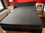 Gratis boxspring, Huis en Inrichting, Slaapkamer | Boxsprings, Ophalen, Gebruikt, Zwart, Tweepersoons