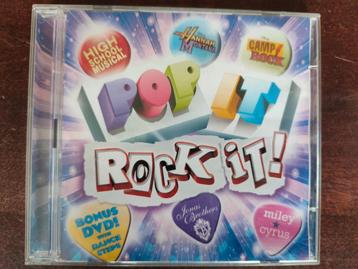 CD + DVD : POP IT ROCK IT ! (Miley Cyrus, Jonas Brothers,.), Enlèvement ou Envoi, Comme neuf, Pop