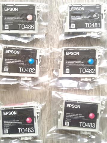 Epson 6 cartouches d'encre neuves