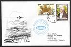SABENA FDC 1e vlucht Kilimanjaro - Arusha, Luchtvaart, Ophalen of Verzenden, Gestempeld, 1e dag stempel